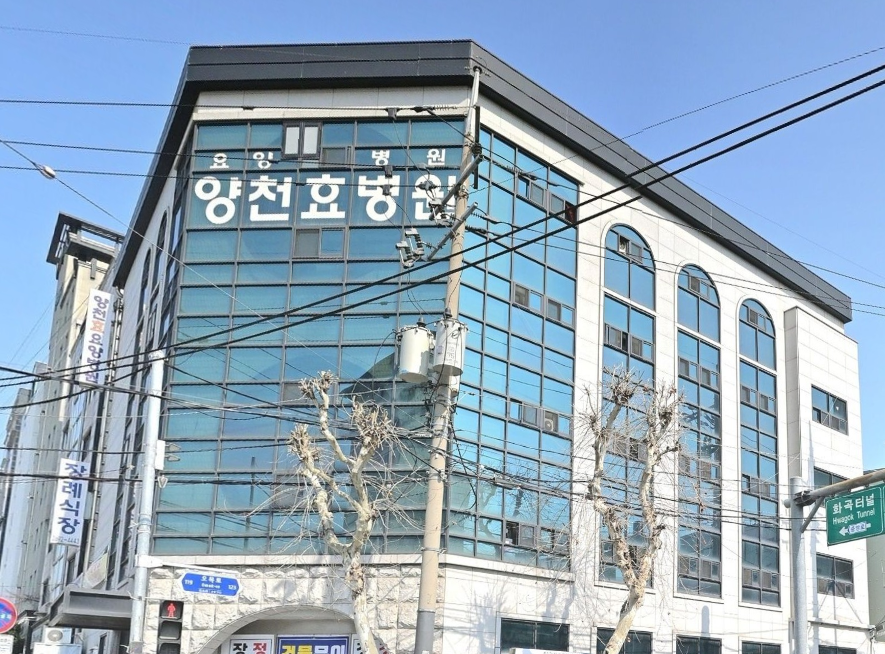 효병원장례식장 병원 건물 전경 양천효병원 외관
